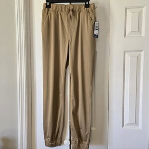 Nautica Boys Khaki Tapered Joggers Sz L 14/16 (NWT)